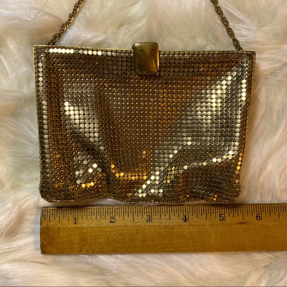 VTG Made in USA Mesh Whiting & Davis Co Clutch - Picture 11 of 15